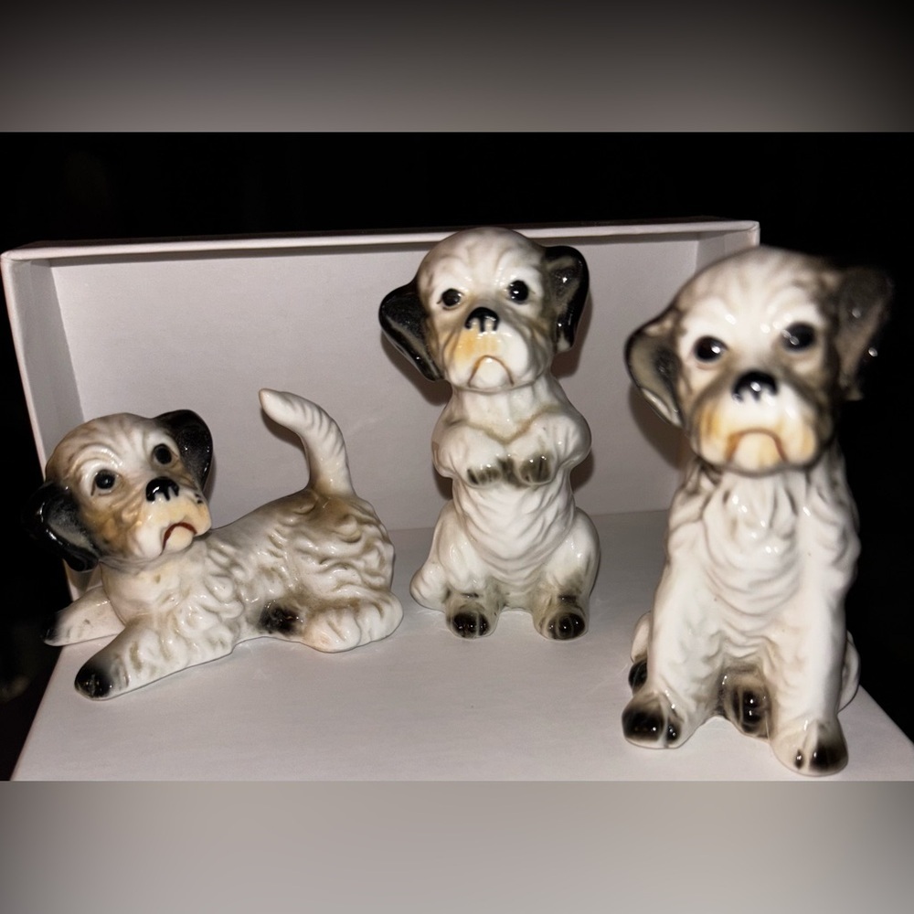 Vintage Bone China Cocker Spaniel Dogs